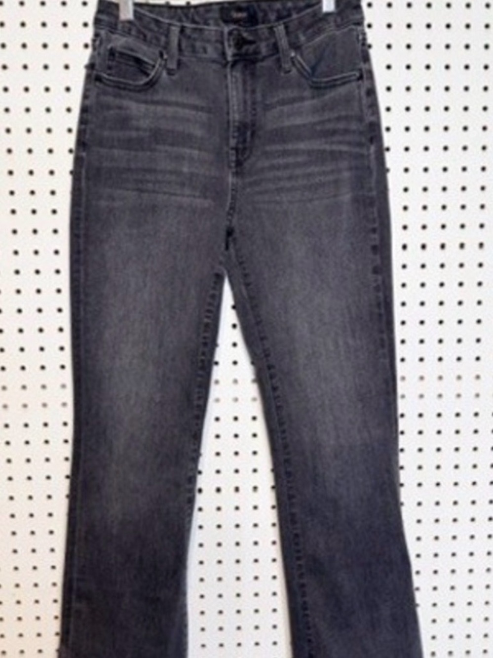 Quince Stretch Women's Straight Leg Jeans - Charcoal Gray Wash